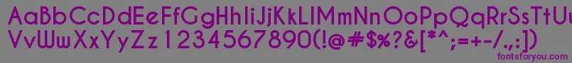 CaviarDreamsBold Font – Purple Fonts on Gray Background