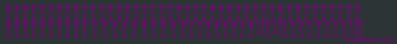 Шрифт EmpireoflightsAl – фиолетовые шрифты на чёрном фоне
