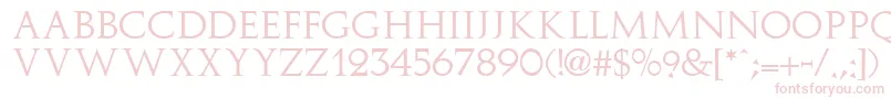 ImplicitSsi Font – Pink Fonts on White Background