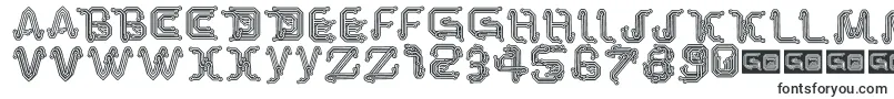 Шрифт ParkTechCg – популярные шрифты