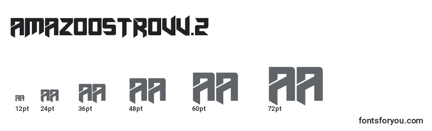 Amazoostrovv.2 Font Sizes