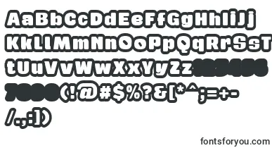 GabanOutlineRegularFfp font – Fonts Starting With G