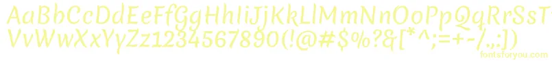 MeriendaRegular Font – Yellow Fonts