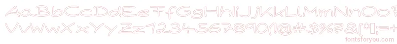 PaperPlaneHollow Font – Pink Fonts