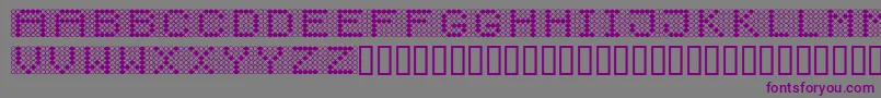 Шрифт Diodos – фиолетовые шрифты на сером фоне