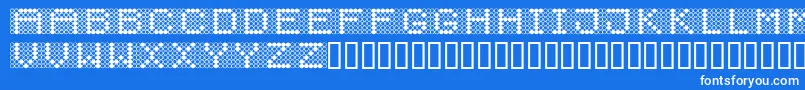 fuente Diodos – Fuentes Blancas Sobre Fondo Azul
