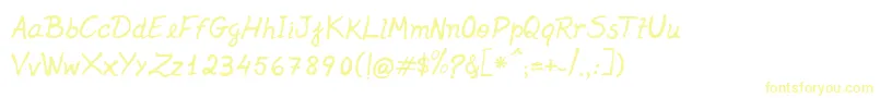 Jenelson Font – Yellow Fonts