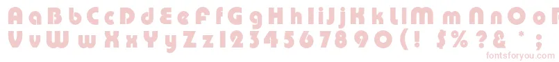 Pumpc Font – Pink Fonts on White Background