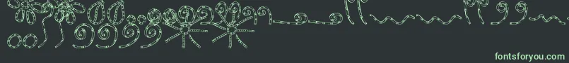 Lisätietoja MtfChunkieDoodle-fontista MtfChunkieDoodle-fontti – vihreät fontit mustalla taustalla