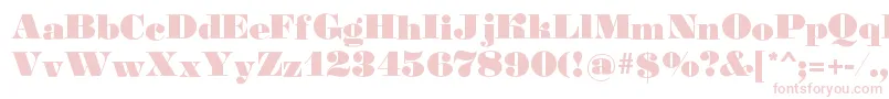 Gourmandise-fontti – vaaleanpunaiset fontit