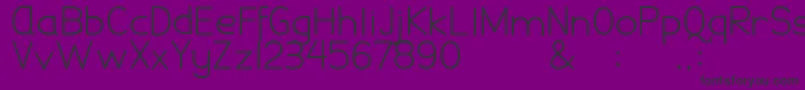 DamaiPelajar Font – Black Fonts on Purple Background