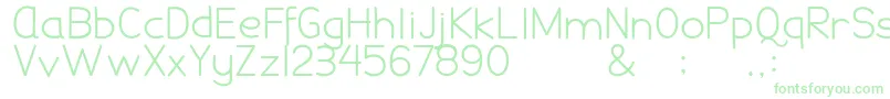 DamaiPelajar-Schriftart – Grüne Schriften