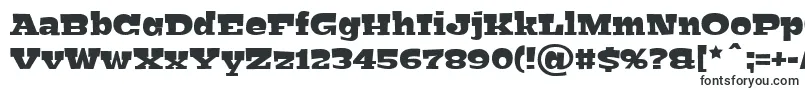 BigfishBlack-fontti – julisteiden fontit