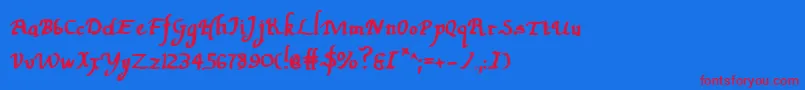 Подробнее о шрифте ValleyForgeBold Шрифт ValleyForgeBold – красные шрифты на синем фоне