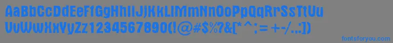 AAlternabrk Font – Blue Fonts on Gray Background