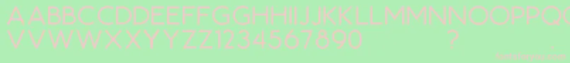 RoyalCrescentDemo Font – Pink Fonts on Green Background