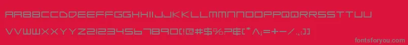 Lgse Font – Gray Fonts on Red Background