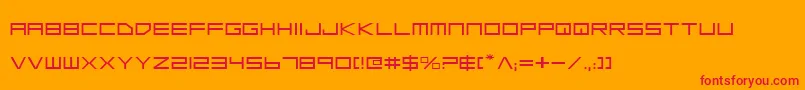 Lgse Font – Red Fonts on Orange Background