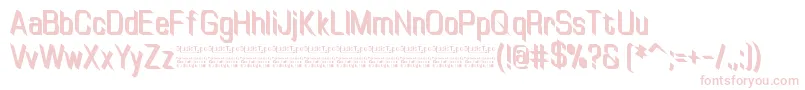 TinyplateBoldDemo Font – Pink Fonts on White Background