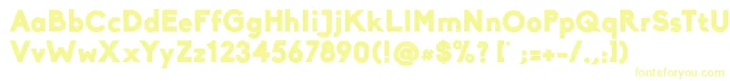 BikoBlack Font – Yellow Fonts