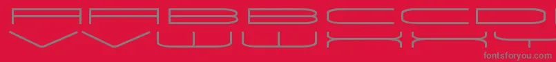 Шрифт UnivoxRegular – серые шрифты на красном фоне