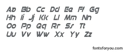 Review of the DatacronCondensedItalic Font