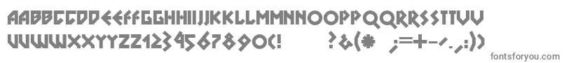 Dsnovablack-fontti – harmaat kirjasimet valkoisella taustalla