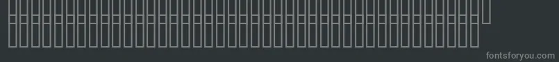 Uzgruntbolota Font – Gray Fonts on Black Background