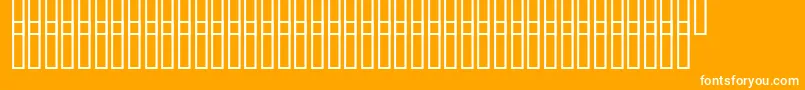 Uzgruntbolota Font – White Fonts on Orange Background