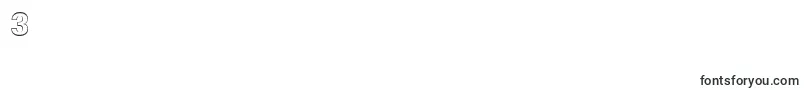 LinearouBold Font – Fonts for Digit 3