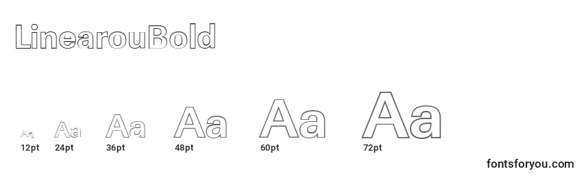 Размеры шрифта LinearouBold