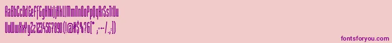 StMovieheadBold Font – Purple Fonts on Pink Background