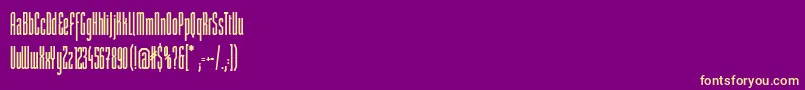 fuente StMovieheadBold – Fuentes Amarillas Sobre Fondo Morado