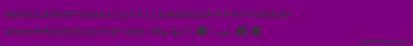 Шрифт Madura – чёрные шрифты на фиолетовом фоне