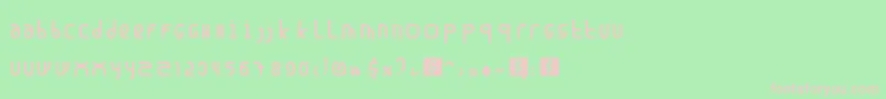 Madura Font – Pink Fonts on Green Background