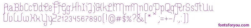 MerijntjeLight-Schriftart – Violette Schriften