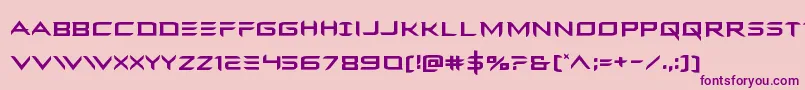 Ferretface Font – Purple Fonts on Pink Background