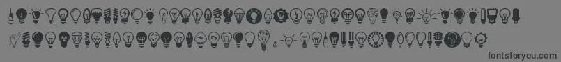 En savoir plus sur la police Bulbs Police Bulbs – polices noires sur fond gris