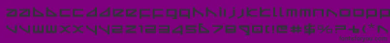 Шрифт Deltav2e – чёрные шрифты на фиолетовом фоне