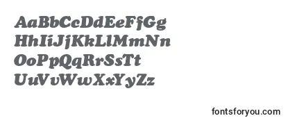 CooperSsiExtraBlackItalic Font