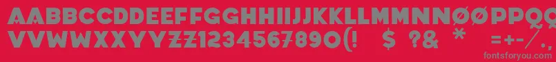 Подробнее о шрифте Coradium Шрифт Coradium – серые шрифты на красном фоне