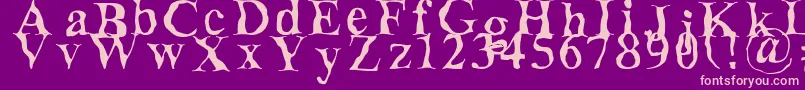 Más sobre la fuente Decomposing fuente Decomposing – Fuentes Rosadas Sobre Fondo Morado