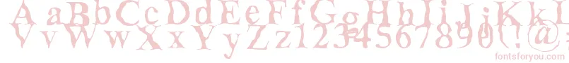 More about Decomposing Font Decomposing Font – Pink Fonts on White Background