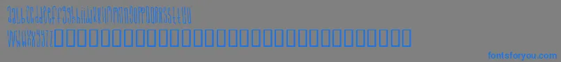SignalToNoise Font – Blue Fonts on Gray Background