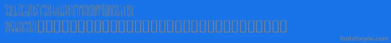 SignalToNoise Font – Gray Fonts on Blue Background
