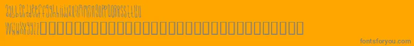 フォントSignalToNoise – オレンジの背景に灰色の文字