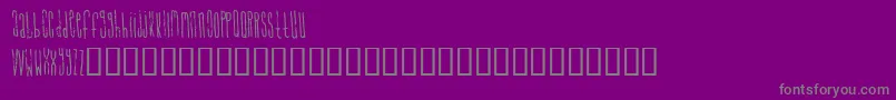 SignalToNoise Font – Gray Fonts on Purple Background