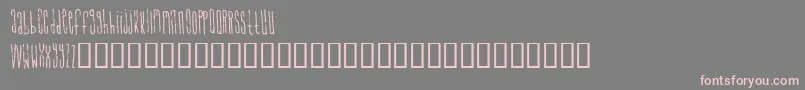 SignalToNoise Font – Pink Fonts on Gray Background