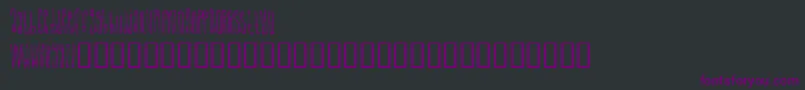 SignalToNoise Font – Purple Fonts on Black Background