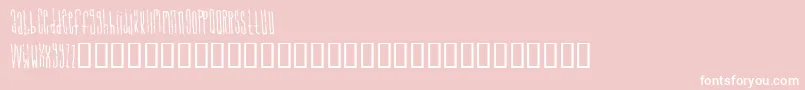 SignalToNoise Font – White Fonts on Pink Background